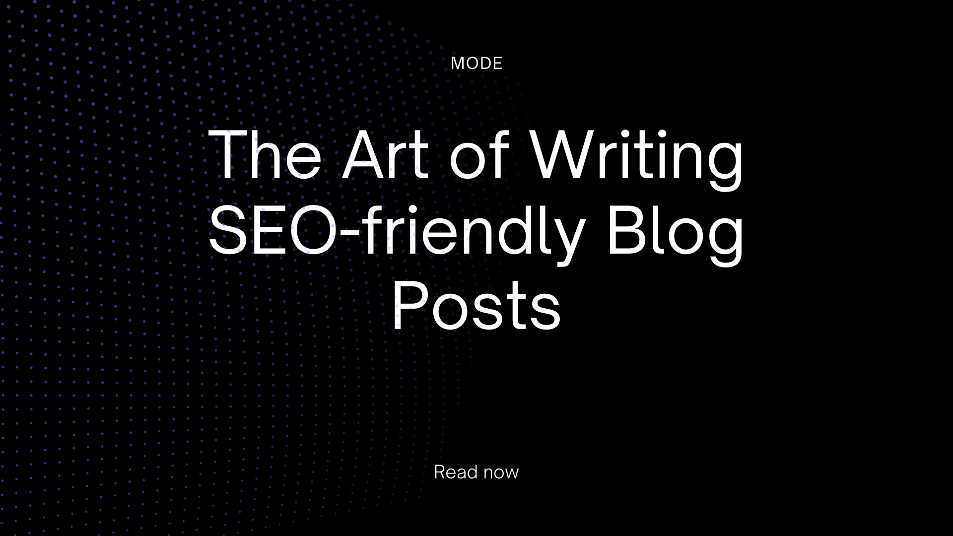 The Art of Writing SEO-friendly Blog Posts