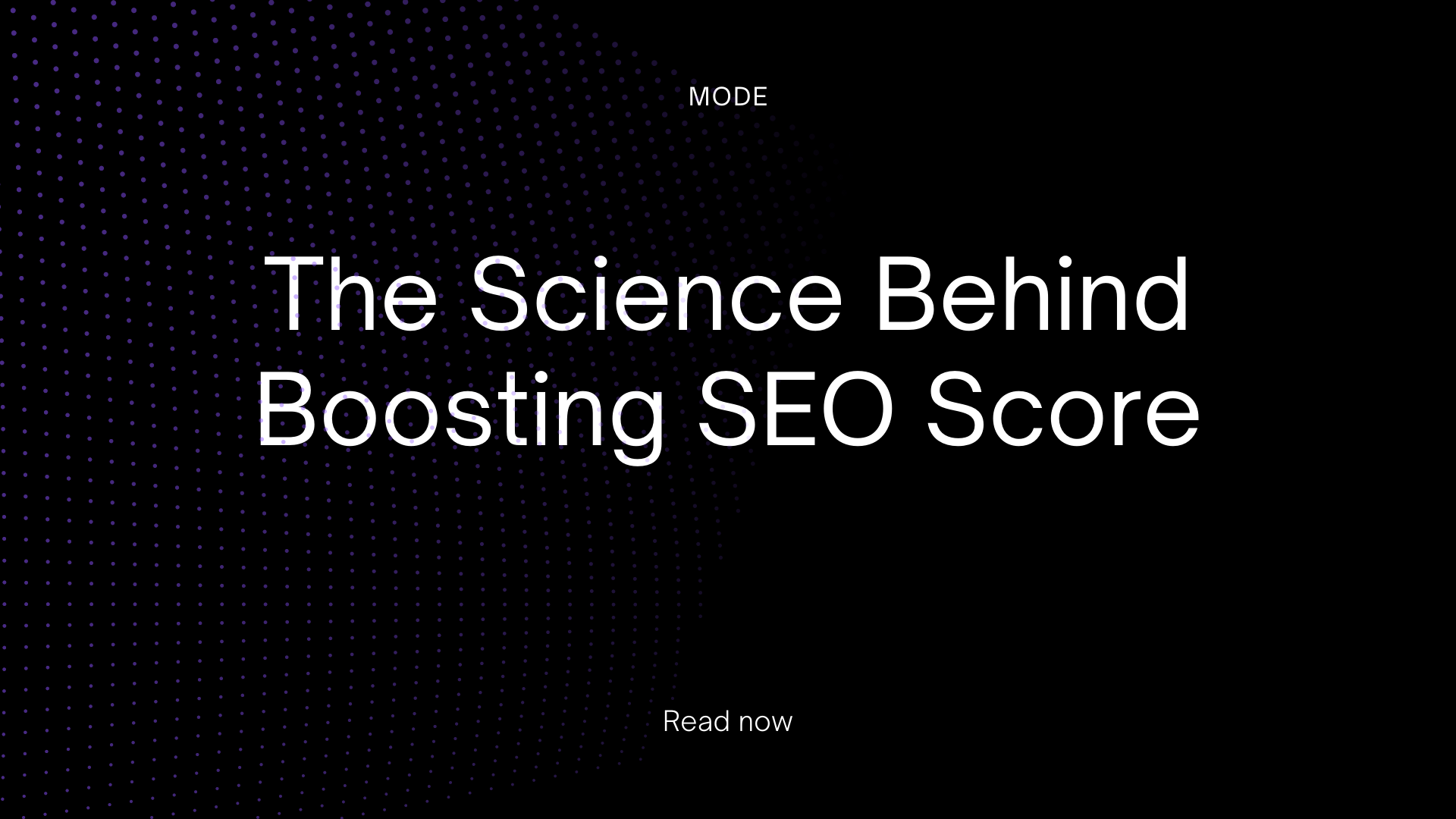 The Science Behind Boosting SEO Score