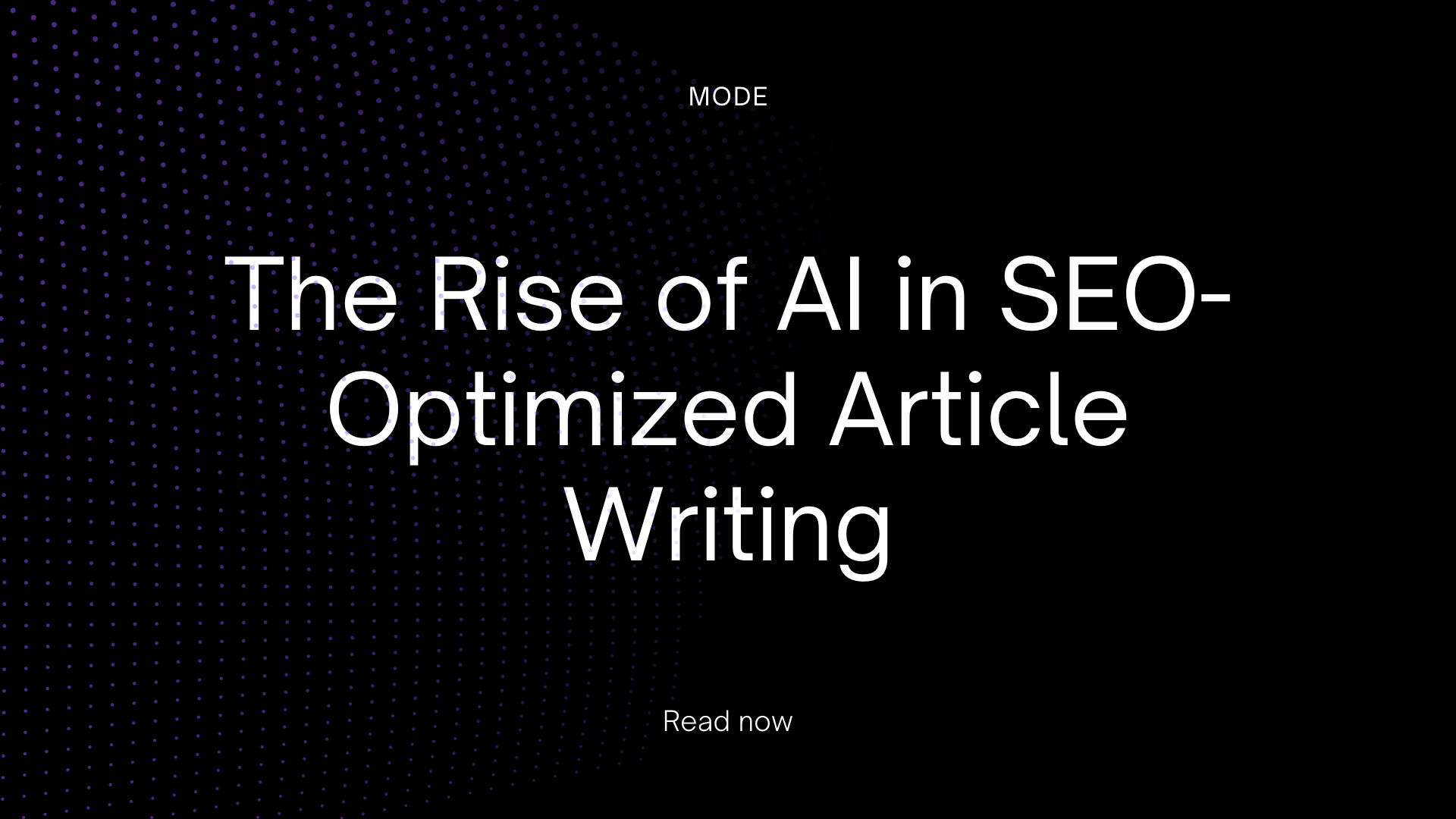 The Rise of AI in SEO-Optimized Article Writing